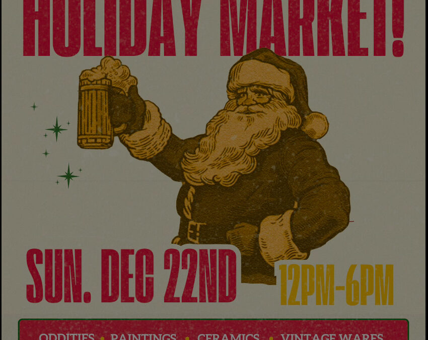 Trinity Brewhouse Announces Holiday Market Dec 22nd