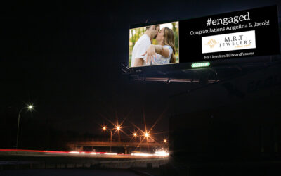 Weddings: Your Engagement Announcement on a Billboard